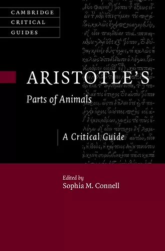 Aristotle's Parts of Animals cover