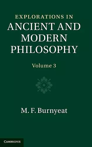 Explorations in Ancient and Modern Philosophy: Volume 3 cover