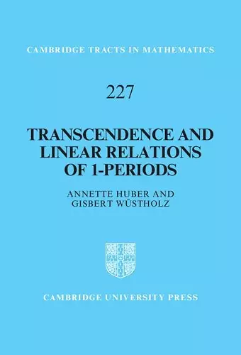 Transcendence and Linear Relations of 1-Periods cover