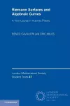 Riemann Surfaces and Algebraic Curves cover