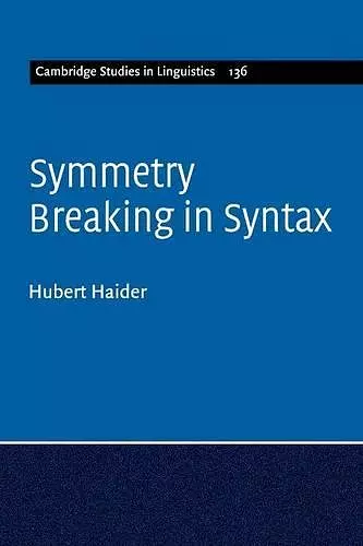 Symmetry Breaking in Syntax cover