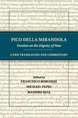 Pico della Mirandola: Oration on the Dignity of Man cover