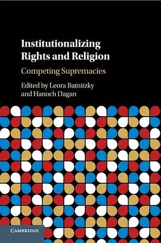 Institutionalizing Rights and Religion cover