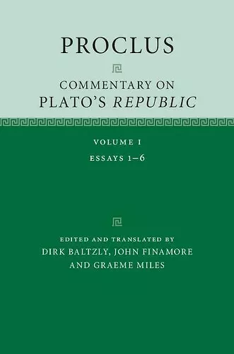 Proclus: Commentary on Plato's Republic: Volume 1 cover