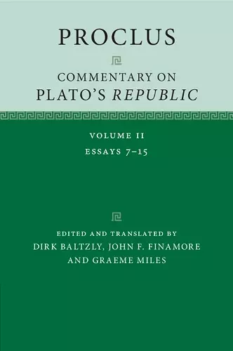 Proclus: Commentary on Plato's 'Republic' cover