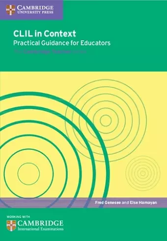 CLIL in Context Practical Guidance for Educators cover