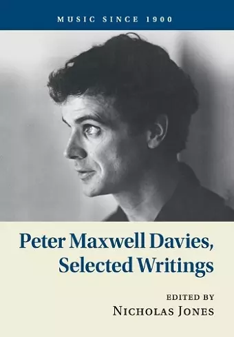 Peter Maxwell Davies, Selected Writings cover