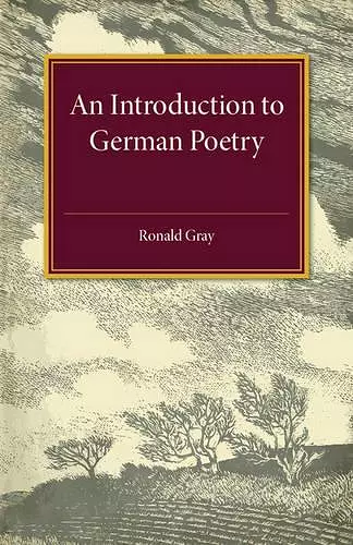 An Introduction to German Poetry cover