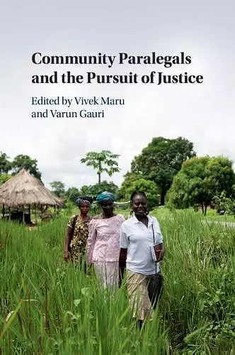 Community Paralegals and the Pursuit of Justice cover