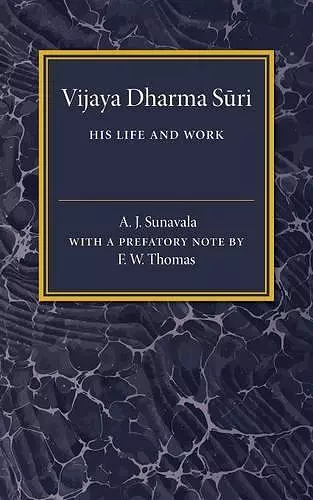 Vijaya Dharma Suri cover