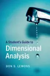 A Student's Guide to Dimensional Analysis cover