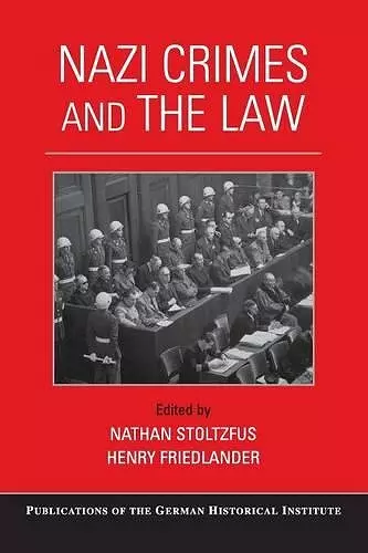 Nazi Crimes and the Law cover