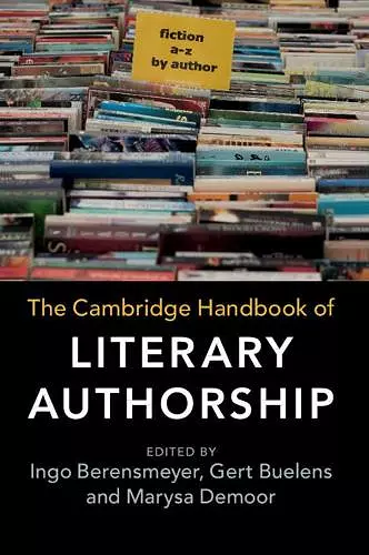 The Cambridge Handbook of Literary Authorship cover