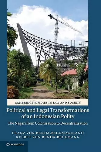 Political and Legal Transformations of an Indonesian Polity cover