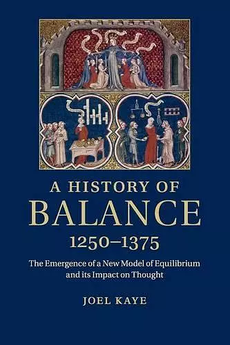 A History of Balance, 1250–1375 cover