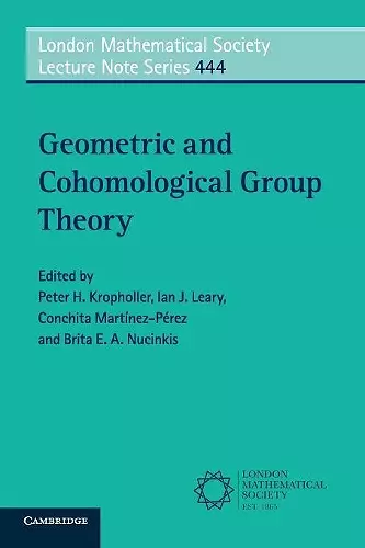 Geometric and Cohomological Group Theory cover