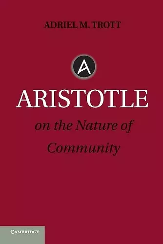 Aristotle on the Nature of Community cover