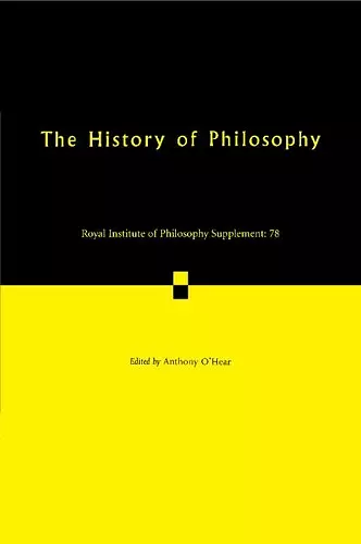 History of Philosophy cover