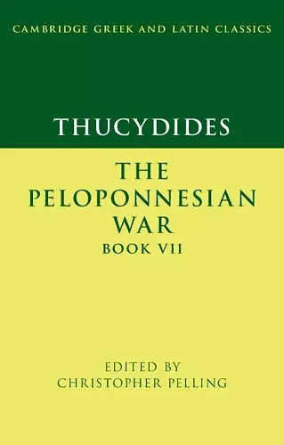 Thucydides: The Peloponnesian War Book VII cover