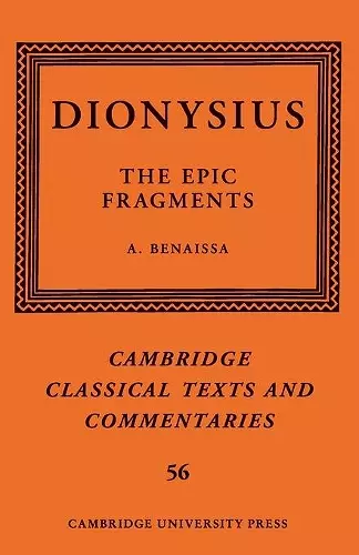 Dionysius: The Epic Fragments: Volume 56 cover