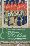 The Cambridge Companion to Medieval English Law and Literature cover