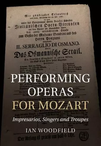 Performing Operas for Mozart cover