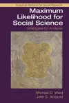 Maximum Likelihood for Social Science cover