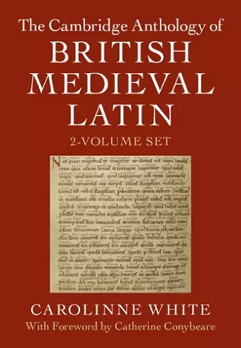 The Cambridge Anthology of British Medieval Latin 2 Volume Hardback Set cover