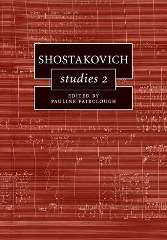 Shostakovich Studies 2 cover