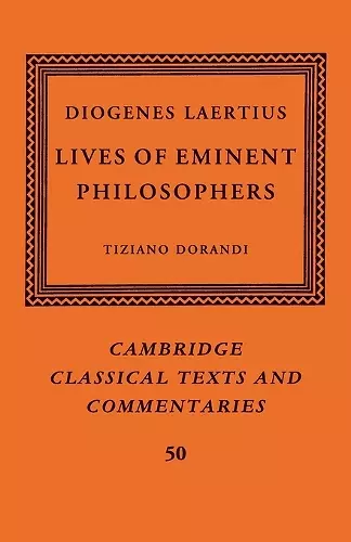 Diogenes Laertius: Lives of Eminent Philosophers cover