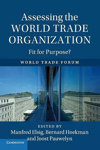 Assessing the World Trade Organization cover