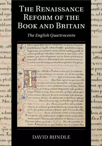 The Renaissance Reform of the Book and Britain cover