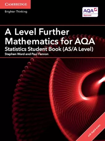 A Level Further Mathematics for AQA Statistics Student Book (AS/A Level) with Digital Access (2 Years) cover