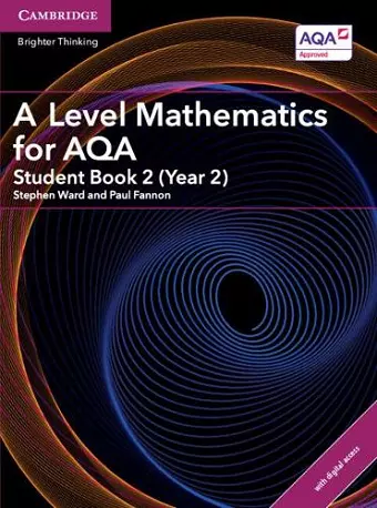 A Level Mathematics for AQA Student Book 2 (Year 2) with Digital Access (2 Years) cover