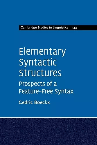 Elementary Syntactic Structures cover