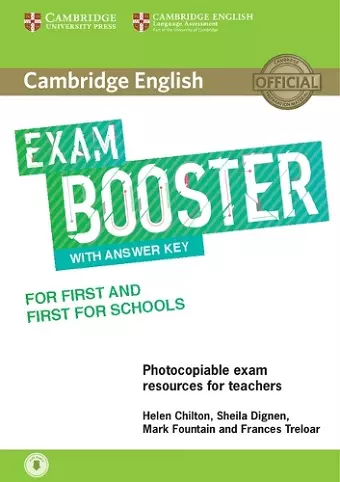 Cambridge English Exam Booster for First and First for Schools with Answer Key with Audio cover