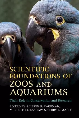 Scientific Foundations of Zoos and Aquariums cover