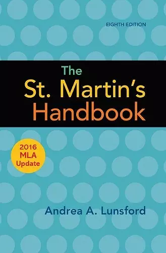 The St. Martin's Handbook with 2016 MLA update cover