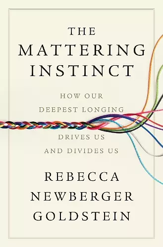 The Mattering Instinct cover
