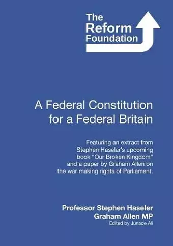 A Federal Constitution for a Federal Britain cover