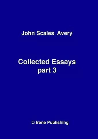 Collected Essays 3 cover