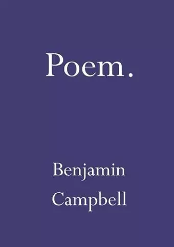 Poem cover