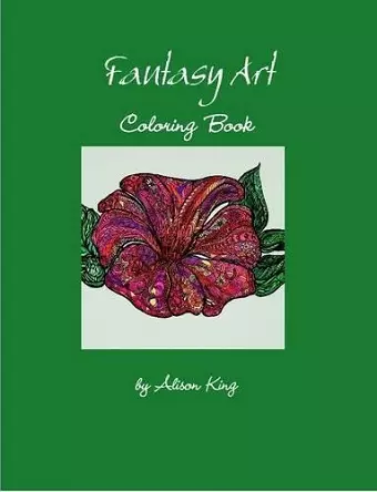 Fantasy Art Coloring Book cover