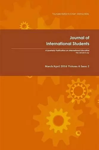 Journal of International Students 2016 Vol 6 Issue 2 cover