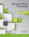 Advanced Word Processing Lessons 56-110 cover