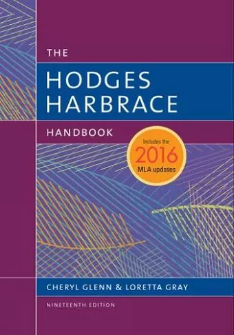 Hodges Harbrace Handbook, 2016 MLA Update cover