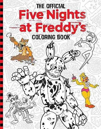 Official Five Nights at Freddy's Coloring Book cover