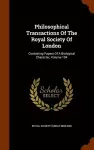 Philosophical Transactions of the Royal Society of London cover