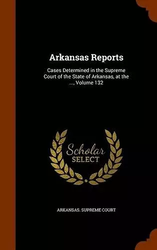 Arkansas Reports cover