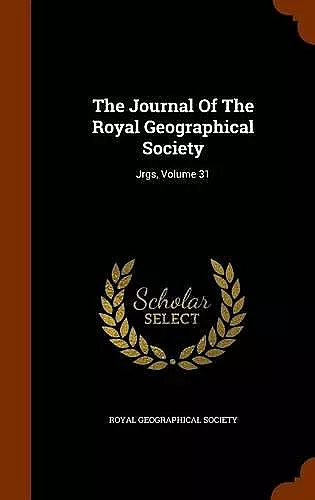 The Journal of the Royal Geographical Society cover
